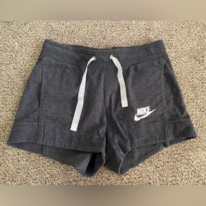 Women’s Grey Colored Nike Drawstring Shorts